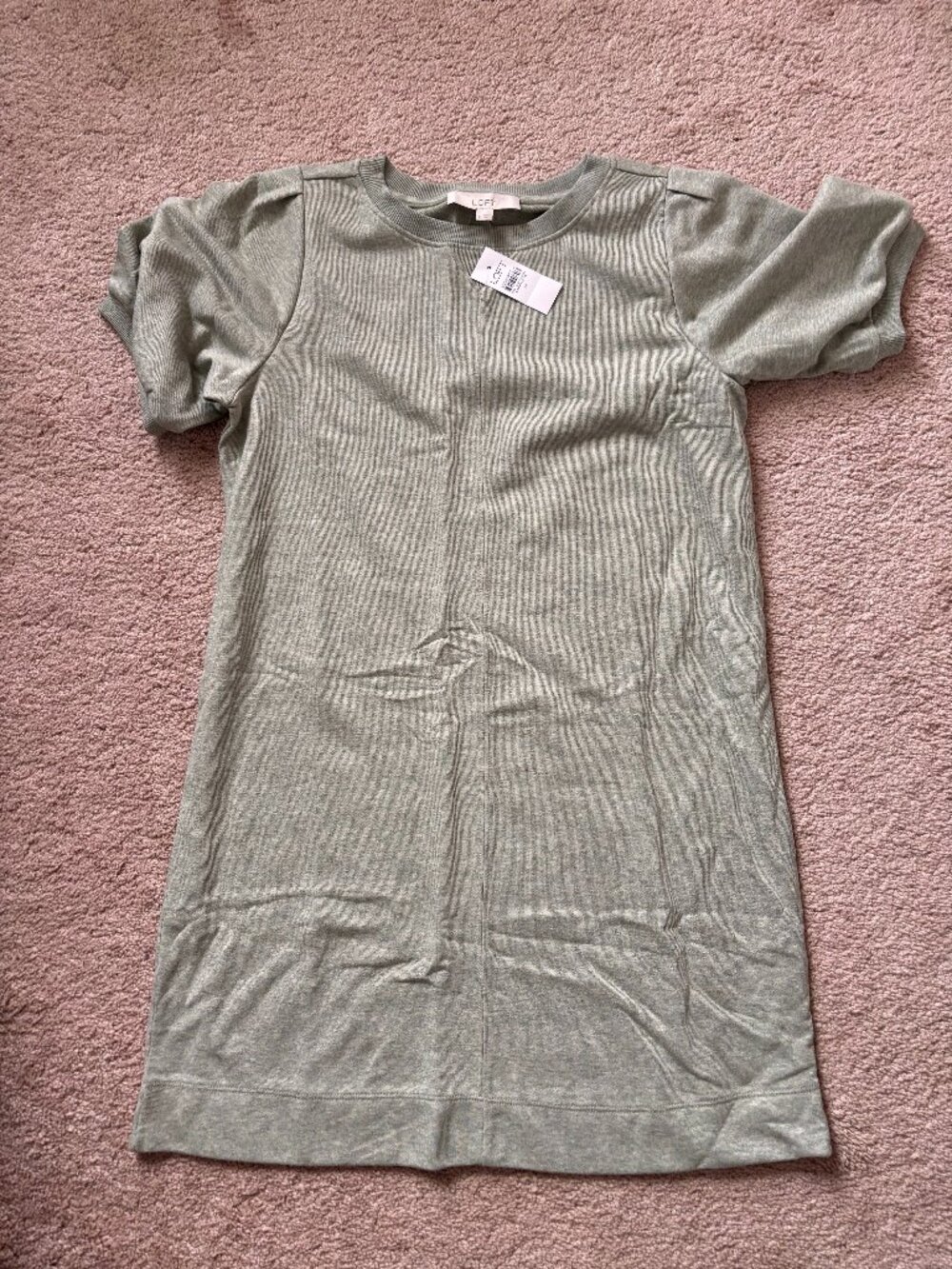 Loft Short Sleeve Sweatshirt Mini Dress